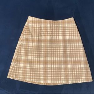Aritzia Wilfred Plaid Skirt